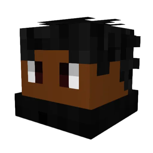 ItsTheCoolKid12 Minecraft avatar head, 3D render