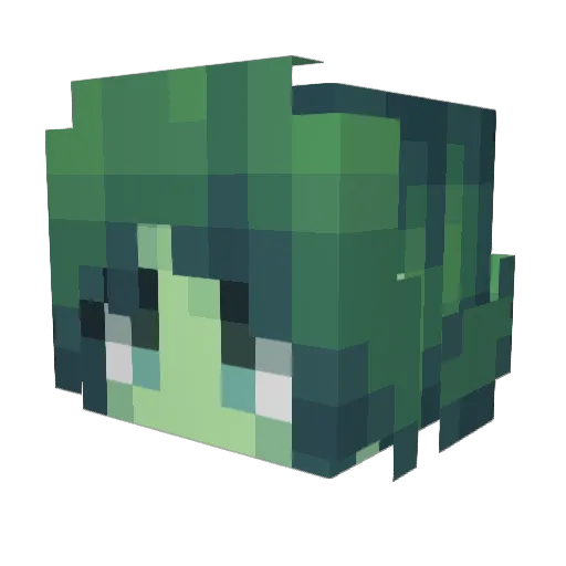 ItsTheDr Minecraft avatar head, 3D render