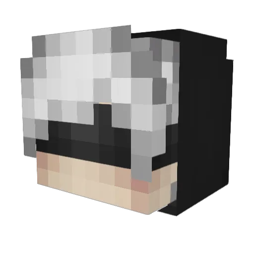 ItsTheGingerX Minecraft avatar head, 3D render