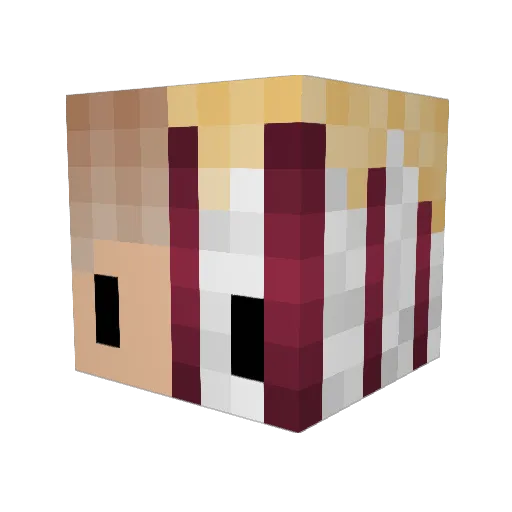 ItsTimReturns Minecraft avatar head, 3D render