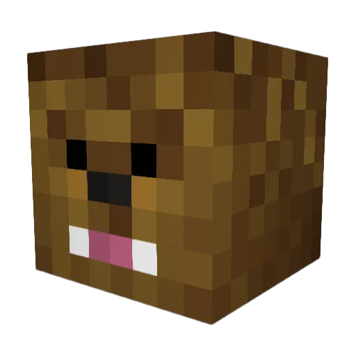 ItsTmpHD Minecraft avatar head, 3D render