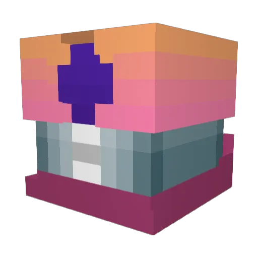 ItsToadXD Minecraft avatar head, 3D render
