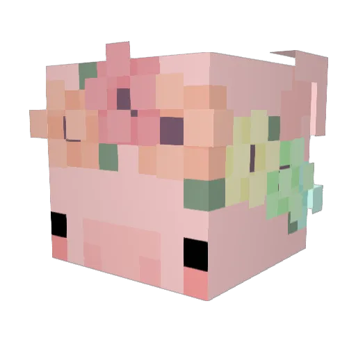 ItsTonGuys Minecraft avatar head, 3D render