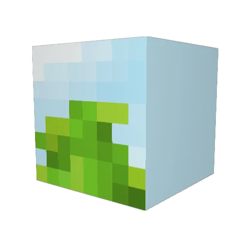 ItsTreeFeed Minecraft avatar head, 3D render