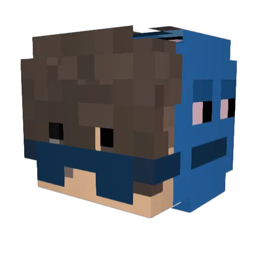 ItsTrigonex Minecraft avatar head, 3D render