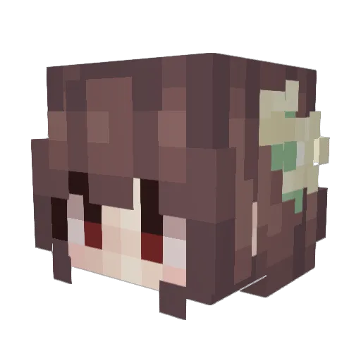 ItsTuski Minecraft avatar head, 3D render