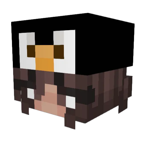 ItsTwinkelyy Minecraft avatar head, 3D render