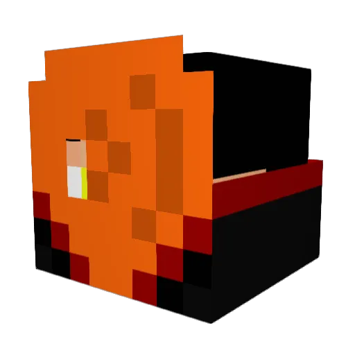 ItsTyK Minecraft avatar head, 3D render