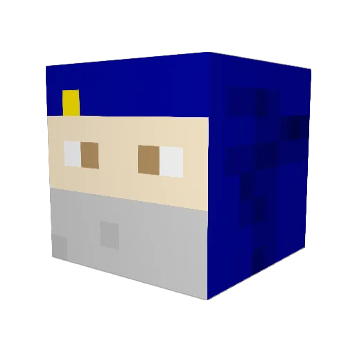 ItsTylerJ Minecraft avatar head, 3D render