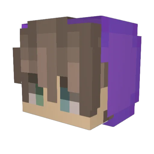 ItsUshy69 Minecraft avatar head, 3D render