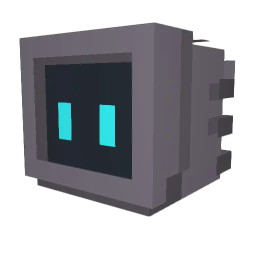 ItsVley Minecraft avatar head, 3D render