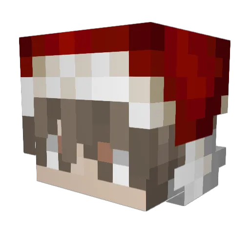 ItsWeaved Minecraft avatar head, 3D render