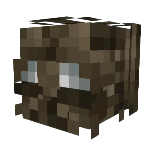 ItsWhitt Minecraft avatar head, 3D render