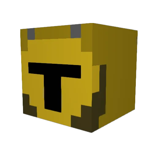 ItsWomb Minecraft avatar head, 3D render