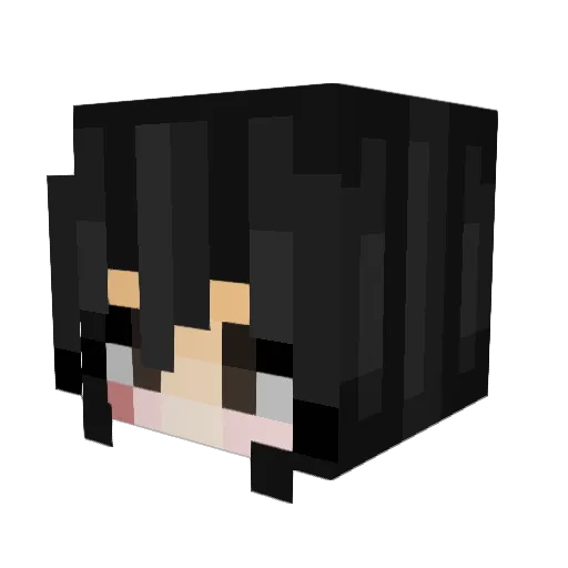 ItsXTRA898 Minecraft avatar head, 3D render