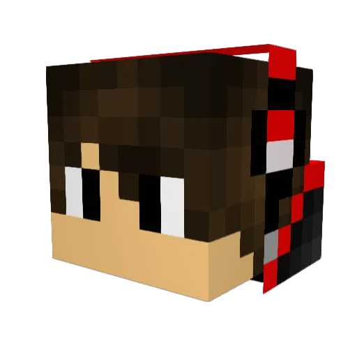 ItsXenonz Minecraft avatar head, 3D render