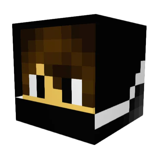 ItsXmpt Minecraft avatar head, 3D render
