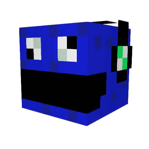 ItsYaBoiSantyyy Minecraft avatar head, 3D render