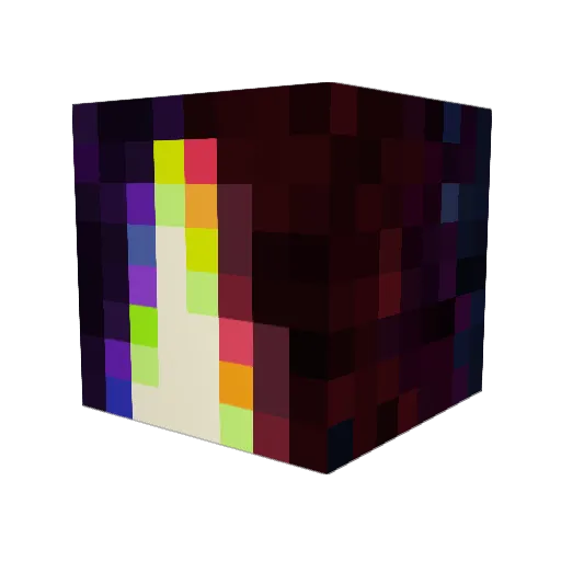 ItsYaBoiTheVoid Minecraft avatar head, 3D render