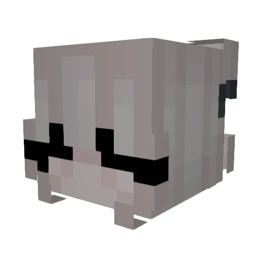 ItsYaGirlBella Minecraft avatar head, 3D render