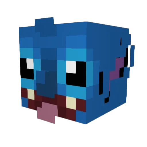 ItsYeHydro Minecraft avatar head, 3D render