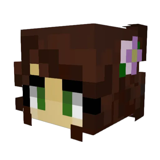 ItsYerMom Minecraft avatar head, 3D render