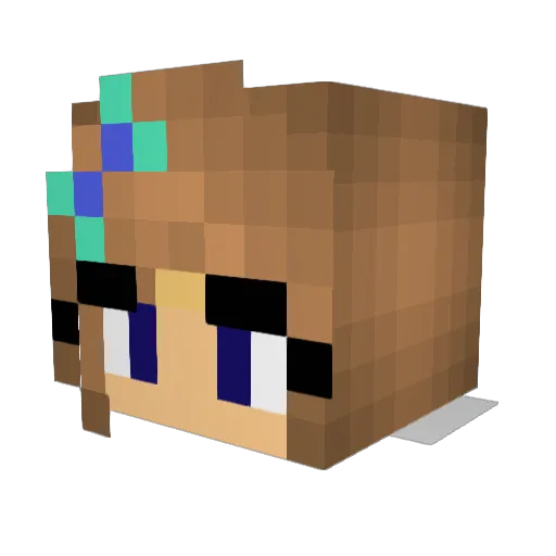 ItsYor Minecraft avatar head, 3D render