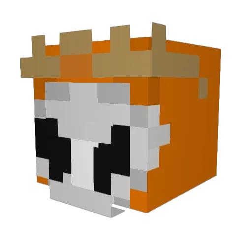 ItsZ3R016 Minecraft avatar head, 3D render