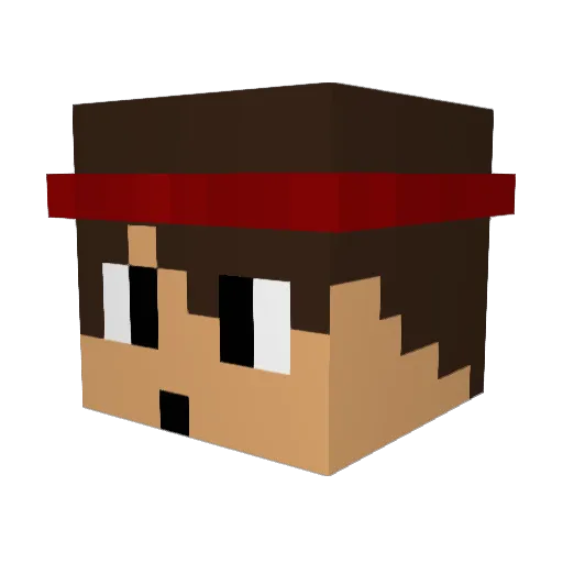 ItsZaManny74 Minecraft avatar head, 3D render