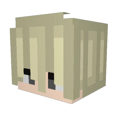 ItsZerrox Minecraft avatar head, 3D render