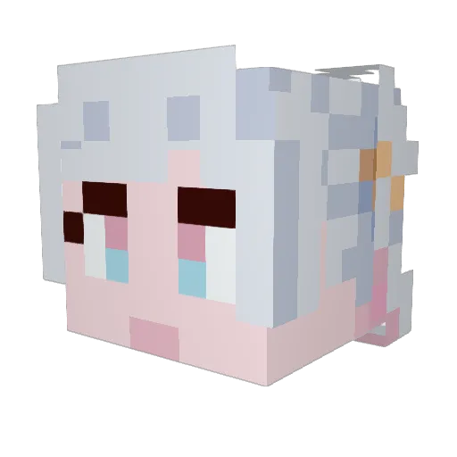 ItsZoon Minecraft avatar head, 3D render