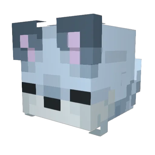 ItsZuuki Minecraft avatar head, 3D render