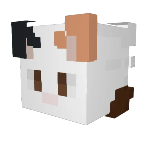 ItsZwitch Minecraft avatar head, 3D render