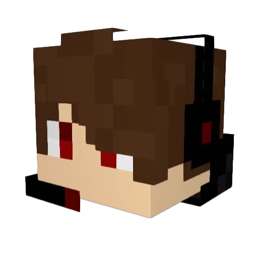 Its_Abimael Minecraft avatar head, 3D render