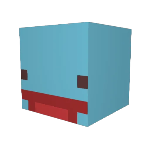 Its_Boshy Minecraft avatar head, 3D render