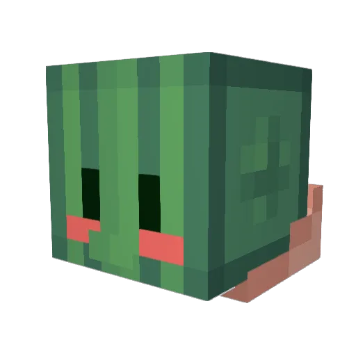 Its_Capri Minecraft avatar head, 3D render