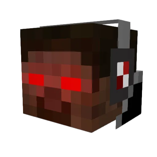 Its_Demize Minecraft avatar head, 3D render