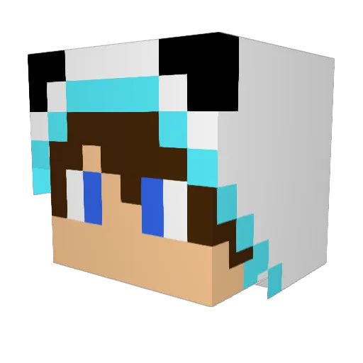 Its_Dima2004 Minecraft avatar head, 3D render