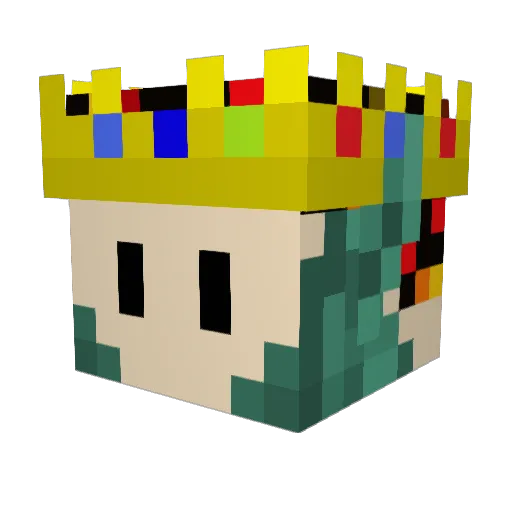 Its_Drawgon_lol Minecraft avatar head, 3D render