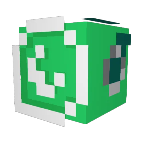 Its_Elk Minecraft avatar head, 3D render