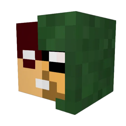 Its_FlaRRoW Minecraft avatar head, 3D render
