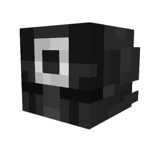Its_Fluf Minecraft avatar head, 3D render