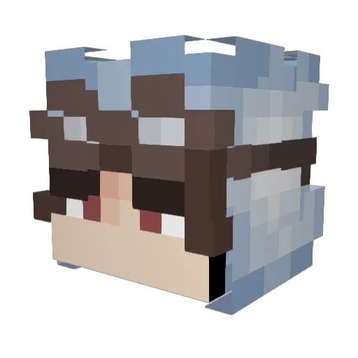 Its_Germy Minecraft avatar head, 3D render