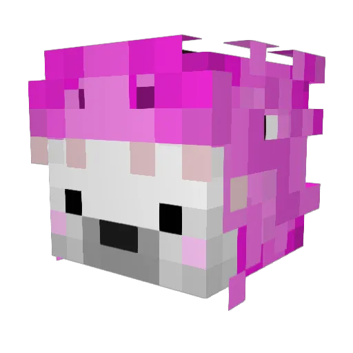 Its_Gizmo Minecraft avatar head, 3D render
