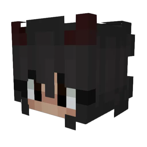 Its_Graceeee Minecraft avatar head, 3D render