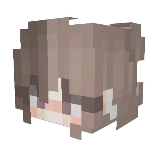 Its_Hiro_314 Minecraft avatar head, 3D render