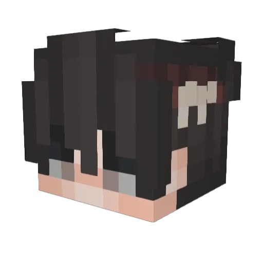 Its_Hlep Minecraft avatar head, 3D render