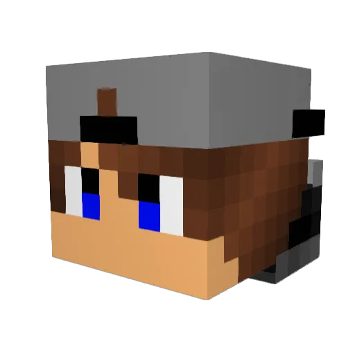 Its_Johny Minecraft avatar head, 3D render