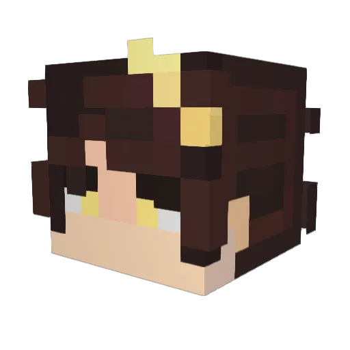 Its_Jonn_ Minecraft avatar head, 3D render