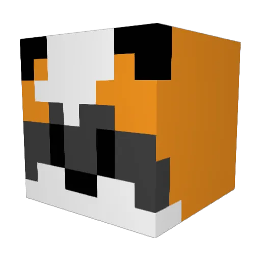 Its_Kanon Minecraft avatar head, 3D render